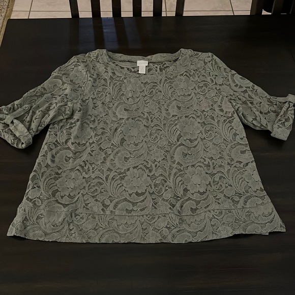 Chico’s lace top - Picture 1 of 3